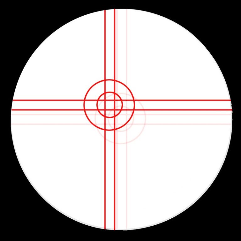 Omegon Προσοφθάλμιο Plossl 9mm με Φωτιζόμενο Σταυρόνημα