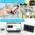 Bresser Μετεωρολογικός Σταθμός WiFi ClearView Weather Center με 7 Αισθητήρες