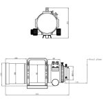 Omegon Διοπτρικό Αποχρωματικό Pro APO AP 72/400 Quintuplet OTA