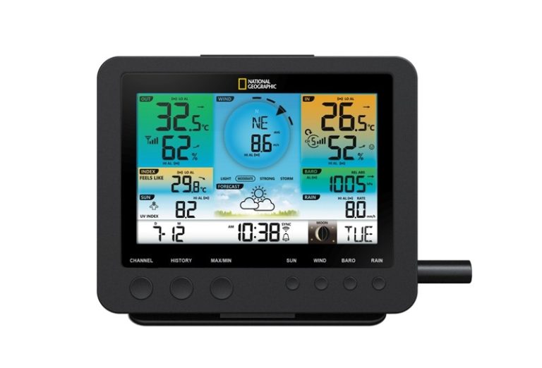 National Geographic Μετεωρολογικός Σταθμός WiFi Weather Center με 7 Αισθητήρες