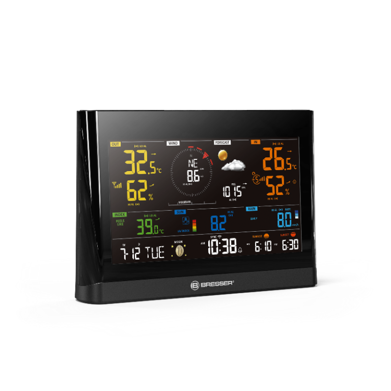 Bresser Μετεωρολογικός Σταθμός WiFi Comfort Weather Center με 7 Αισθητήρες