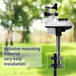 Bresser Μετεωρολογικός Σταθμός WiFi Weather Center με 7 Αισθητήρες και Ανεμιστήρα στον Κλωβό