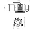 TS-Optics 76EDPH Αποχρωματικό Τηλεσκόπιο AP 76/418