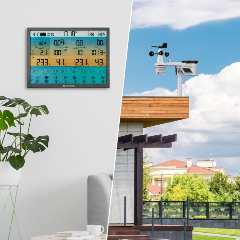 Bresser Μετεωρολογικός Σταθμός WiFi 4CAST XL με 7 Αισθητήρες 8-ήμερη Πρόγνωση και Ηλιακό Πάνελ