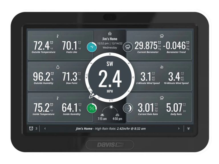 Ασύρματη Κονσόλα Αφής (Touch Screen) για Davis VP2 & Vue (6313)