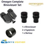 Omegon Ολοκληρωμένο Set Παρατήρησης – Διοφθάλμιο, Προσοφθάλμιοι και Barlow/Corrector