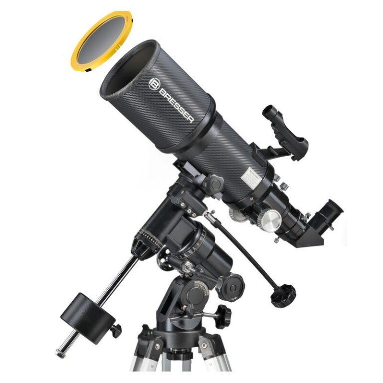 Bresser Τηλεσκόπιο AC 102/460 Polaris EQ-3 με Αντάπτορα για Smartphone και Ηλιακό Φίλτρο