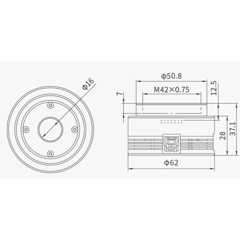 Κάμερα ZWO ASI 715 MC Color