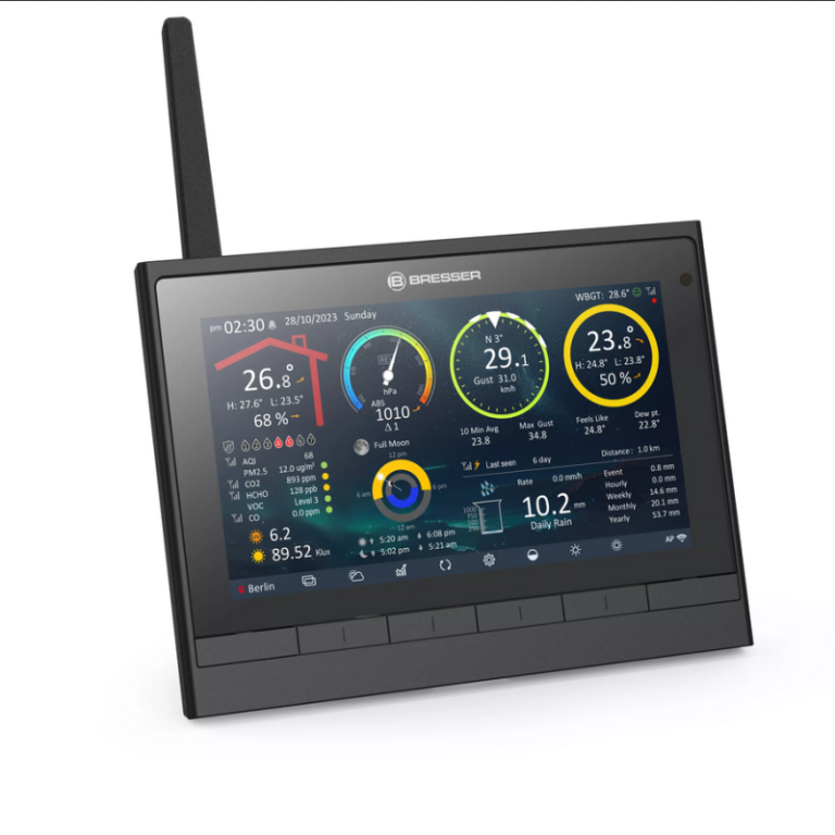 Bresser Μετεωρολογικός Σταθμός MeteoChamp HD WiFi με 9 Αισθητήρες