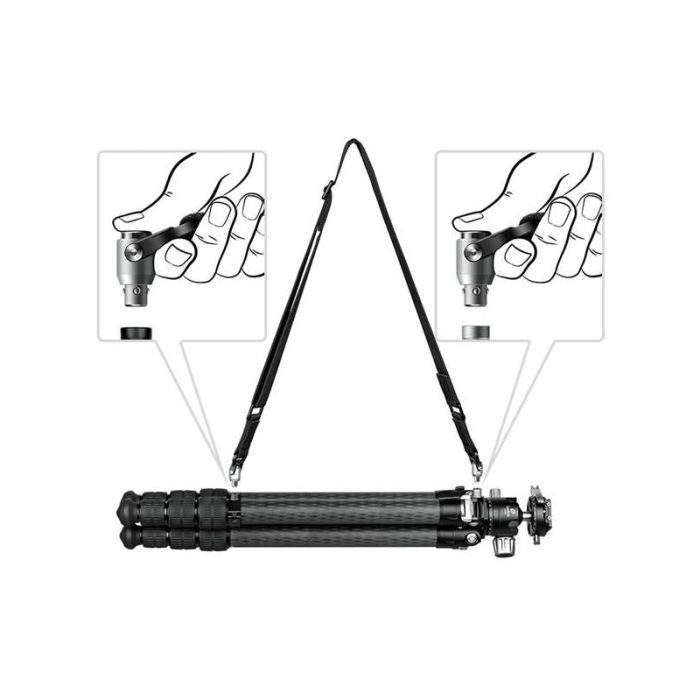 Leofoto Ιμάντας Μεταφοράς 36LM incl. QD Tripod Leg Clamp 36 mm & Υποδοχή QD 3/8’’ - Image 3