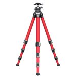 Leofoto Τρίποδο Carbon LA-284C Athena Red + Μαύρη Κεφαλή LH30