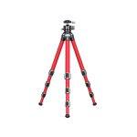 Leofoto Τρίποδο Carbon LA-324C Athena Red + Μαύρη Κεφαλή LH40