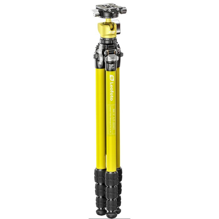 Leofoto Τρίποδο Carbon LY-224C MR.Y + Κεφαλή LH-25R (Κίτρινο) - Image 1