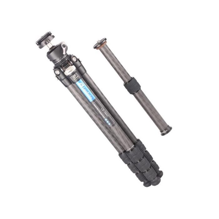 Leofoto Τρίποδο Carbon LS284C Ranger + Κεφαλή LH30 + 2-Segment Center Column DC282C - Image 2