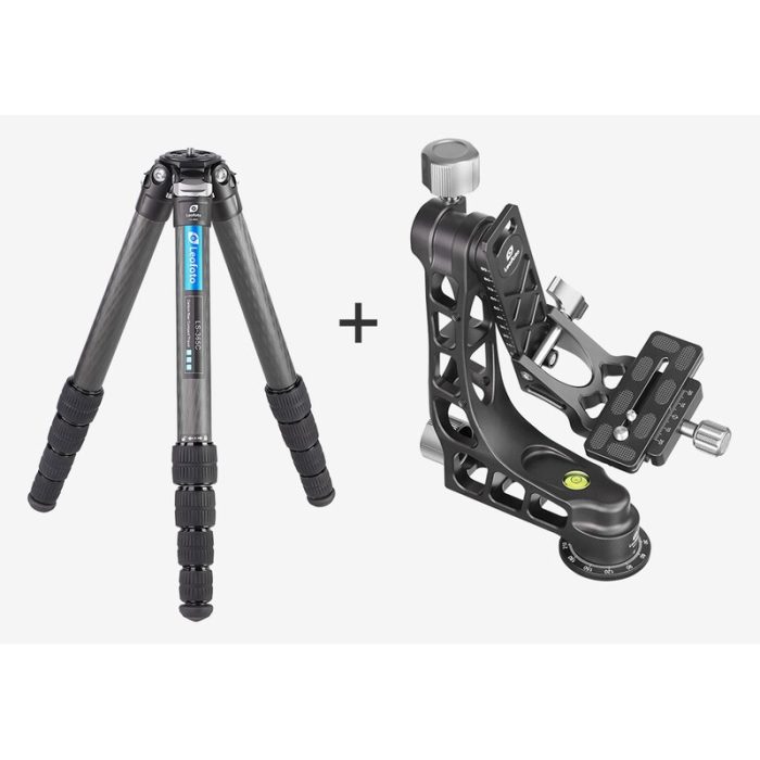 Leofoto Τρίποδο Carbon LS365C Ranger + Κεφαλή Gimbal PG1 - Image 1
