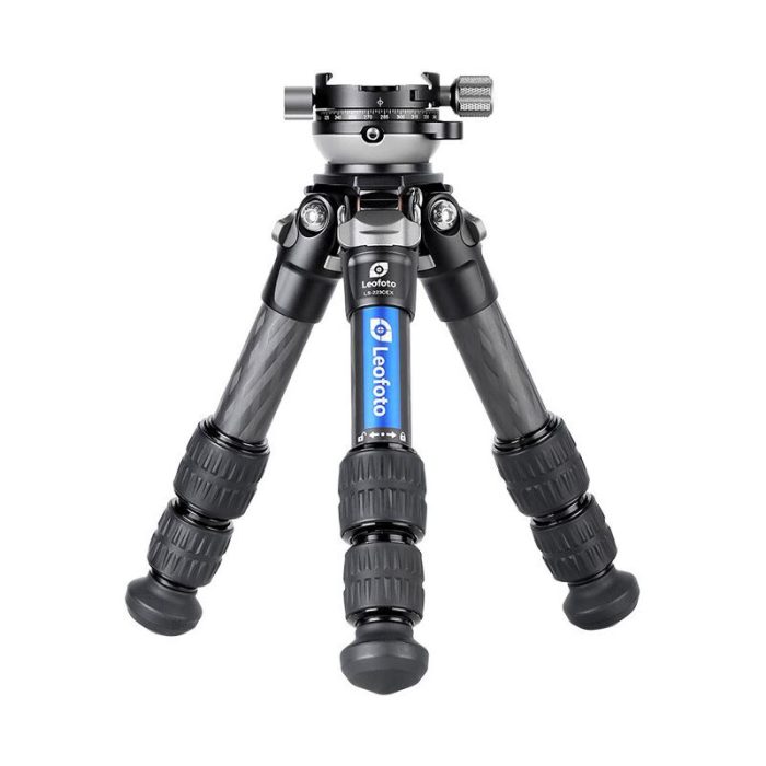 Leofoto Τρίποδο Carbon LS223CEX Ranger With Levelling Tray + Panoramic Plate RH-0 - Image 1