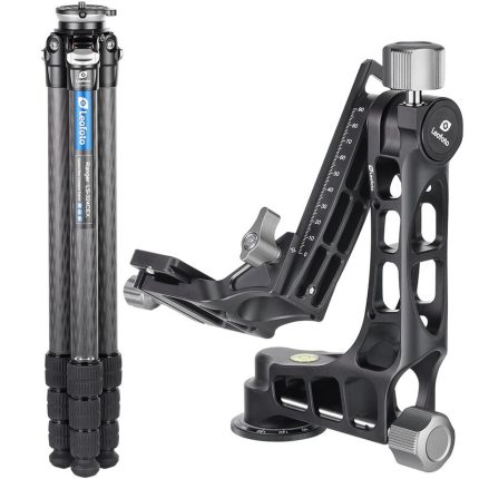 Leofoto Τρίποδο Carbon LS324CEX Ranger With Levelling Tray + Κεφαλή Gimbal PG1