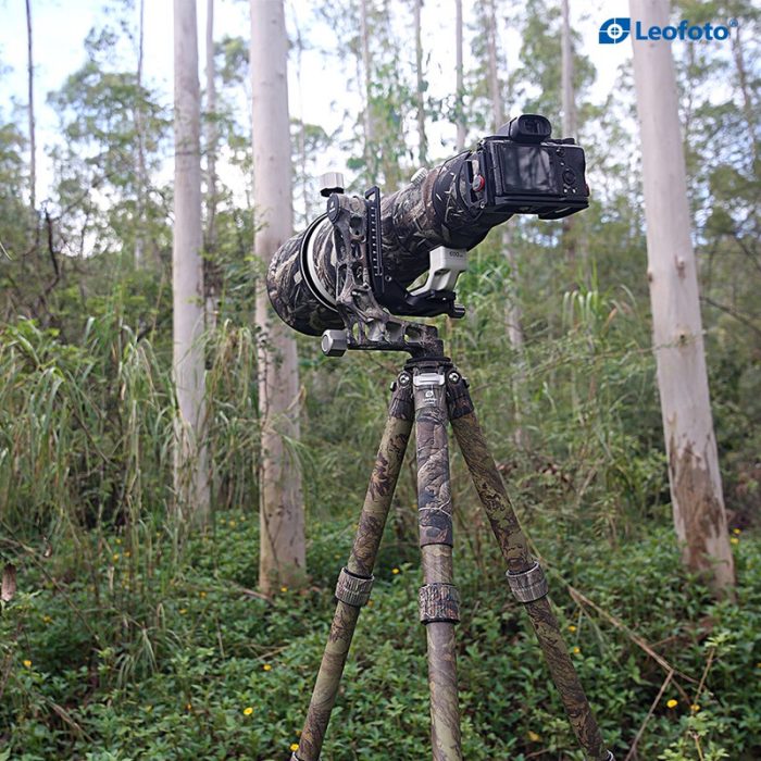 Leofoto Τρίποδο Carbon LS365C Ranger + Κεφαλή Gimbal Full Camo PG1 - Image 10