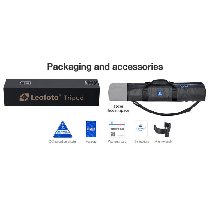 Leofoto Τρίποδο Carbon LVM-323C + BV-15 Manba LVM - Image 2