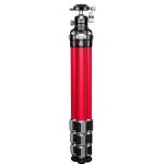 Leofoto Τρίποδο Carbon LA-284C Athena Red + Μαύρη Κεφαλή LH30 - Image 2