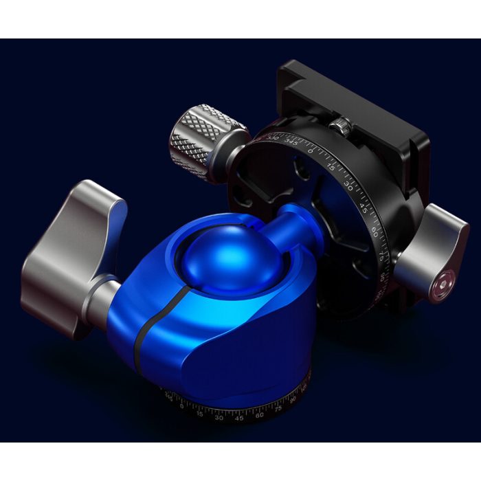 Leofoto Τρίποδο Carbon LY-224C MR.Y + Κεφαλή LH-25R (Μπλε) - Image 3