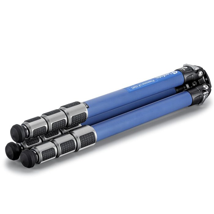 Leofoto Τρίποδο Carbon LP-324C Poseidon + Κεφαλή Μπλέ LH-40 - Image 3