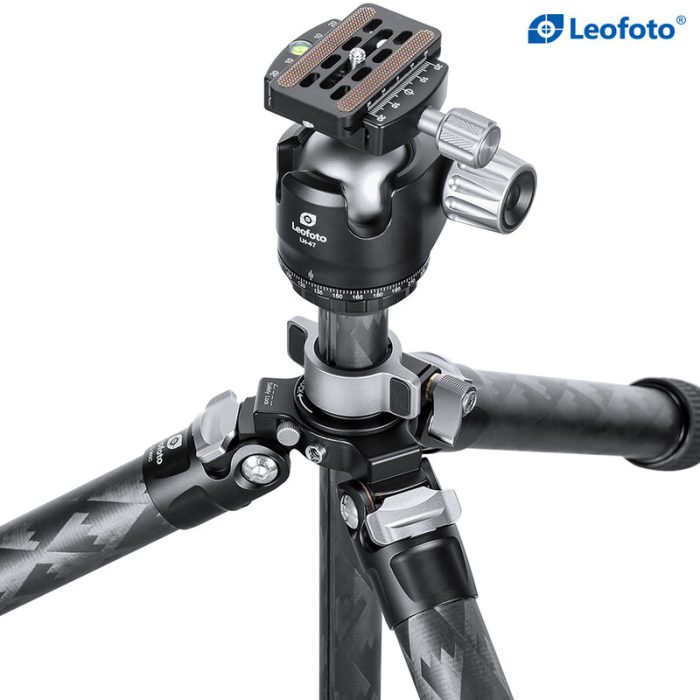 Leofoto Τρίποδο Carbon LQ-365C MR.Q + Κεφαλή LH-47 - Image 3