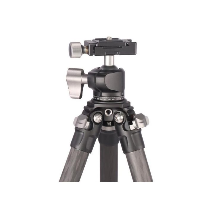Leofoto Τρίποδο Carbon LS224C Ranger + Κεφαλή LH25 + Short Center Column DC222C - Image 3
