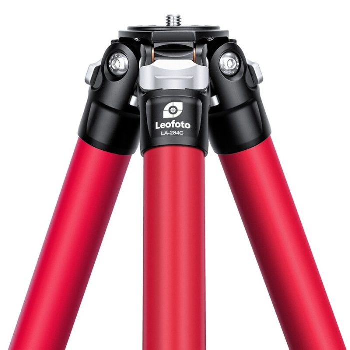 Leofoto Τρίποδο Carbon LA-284C Athena Red + Μαύρη Κεφαλή LH30 - Image 3