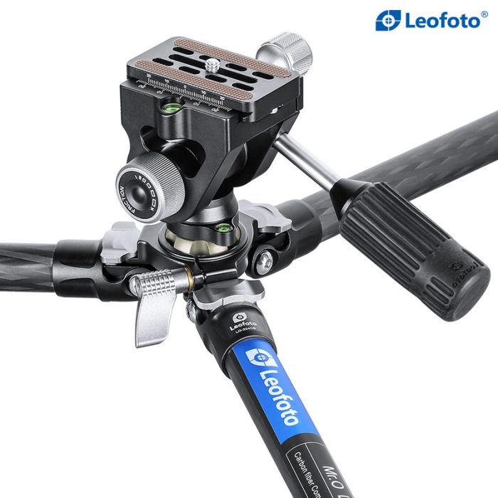 Leofoto Τρίποδο Carbon LO-223CS Mr.O + Κεφαλή 2-Way SW-02 - Image 5