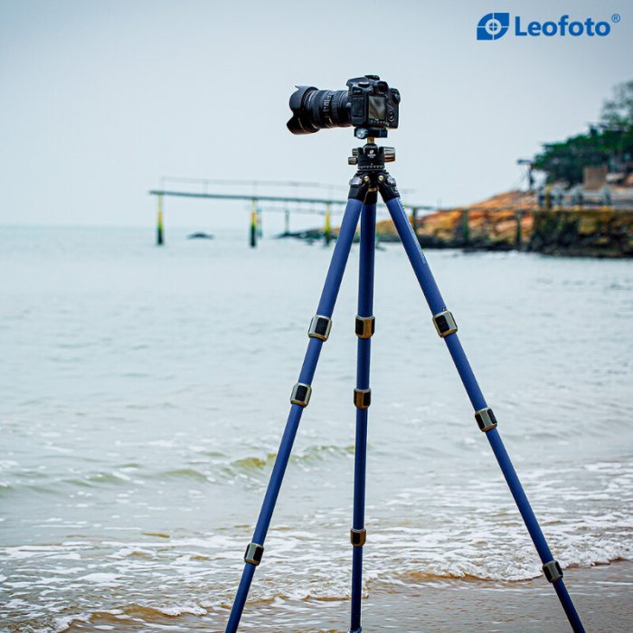 Leofoto Τρίποδο Carbon LP-324C Poseidon + Κεφαλή Μπλέ LH-40 - Image 5