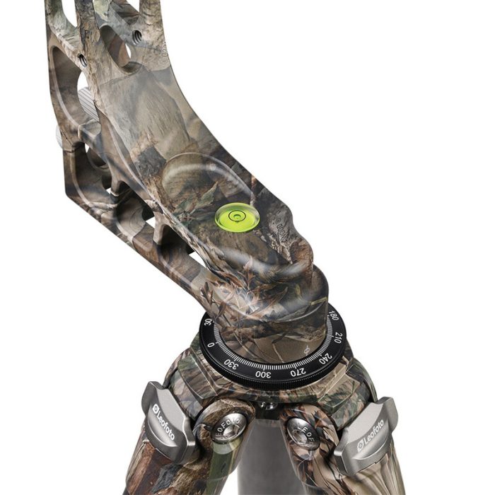 Leofoto Τρίποδο Carbon LS365C Ranger + Κεφαλή Gimbal Camo PG1 - Image 5