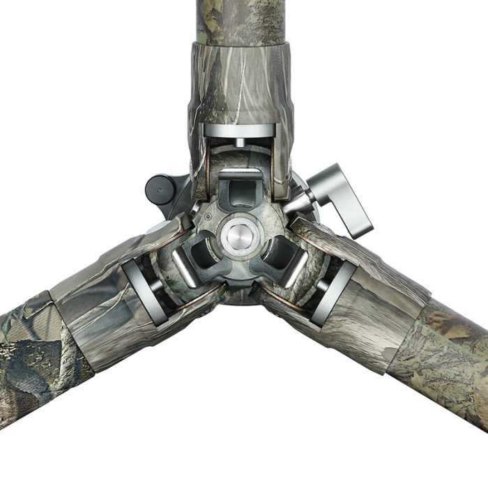 Leofoto Τρίποδο Carbon LS365CEX Ranger With Levelling Tray + Κεφαλή Gimbal Full Camo PG1 - Image 5