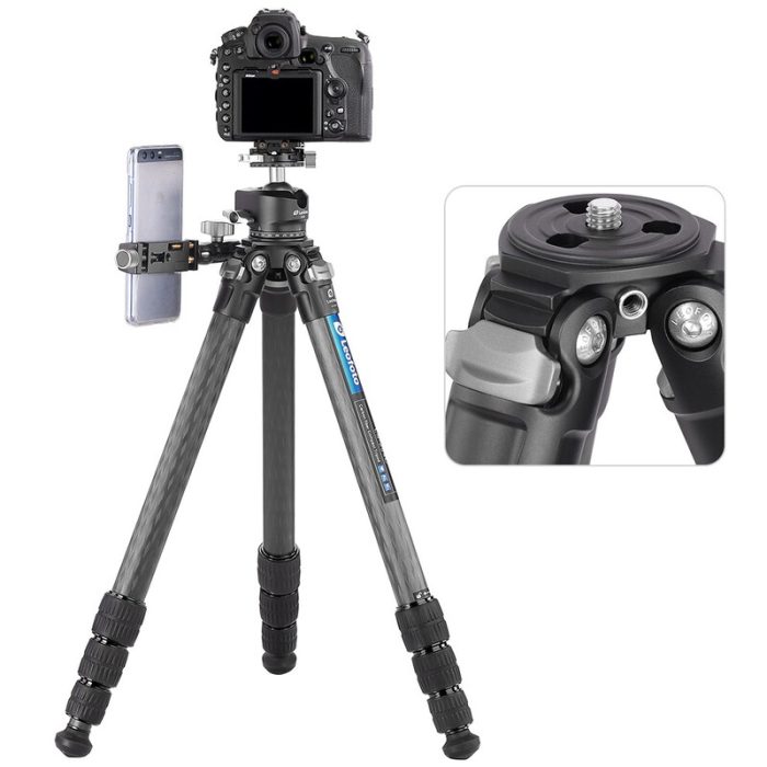 Leofoto Τρίποδο Carbon LS284C Ranger + Κεφαλή Panorama LH30PCL - Image 6