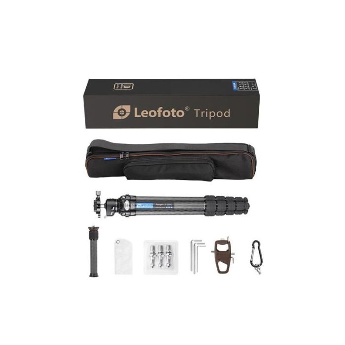 Leofoto Τρίποδο Carbon LS255C Ranger + Κεφαλή LH30 + Short Center Column DC252C - Image 6