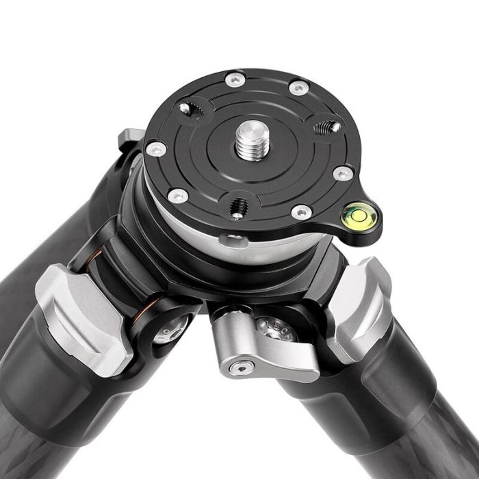 Leofoto Τρίποδο Carbon LS223CEX Ranger With Levelling Tray + Panoramic Plate RH-0 - Image 6