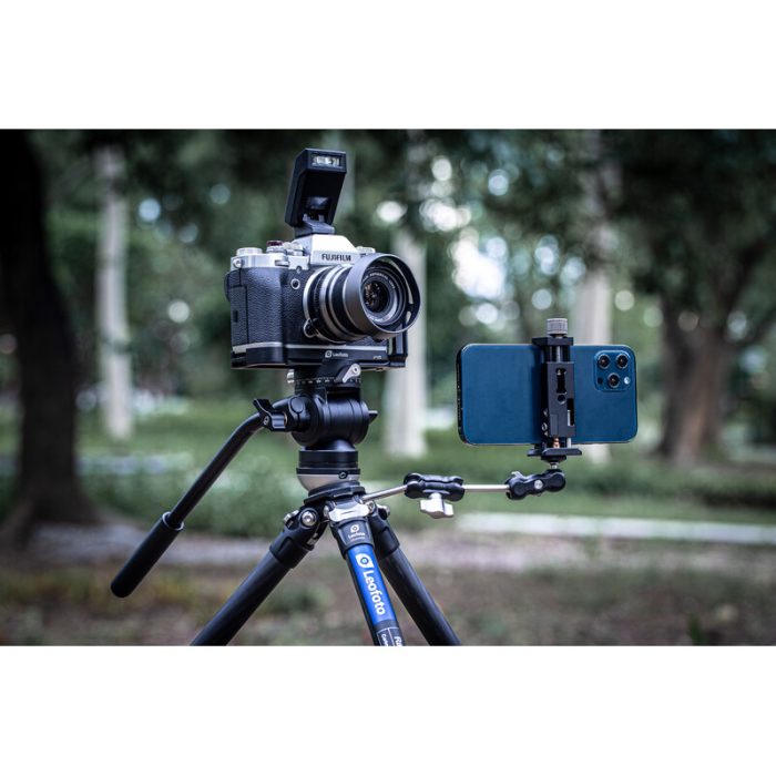 Leofoto Τρίποδο Carbon LS225CEX Ranger With Levelling Device + Κεφαλή Video Tilt BV-1R - Image 6
