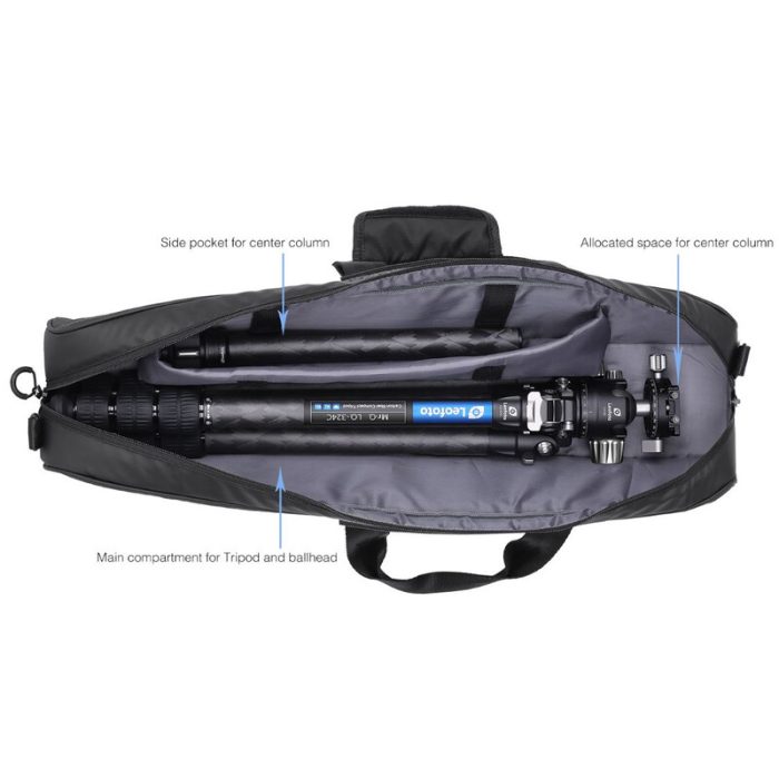 Leofoto Τρίποδο Carbon LQ-365C MR.Q + Κεφαλή LH-47 - Image 7