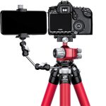 Leofoto Τρίποδο Carbon LA-324C Athena Red + Κόκκινη Κεφαλή LH40 - Image 9