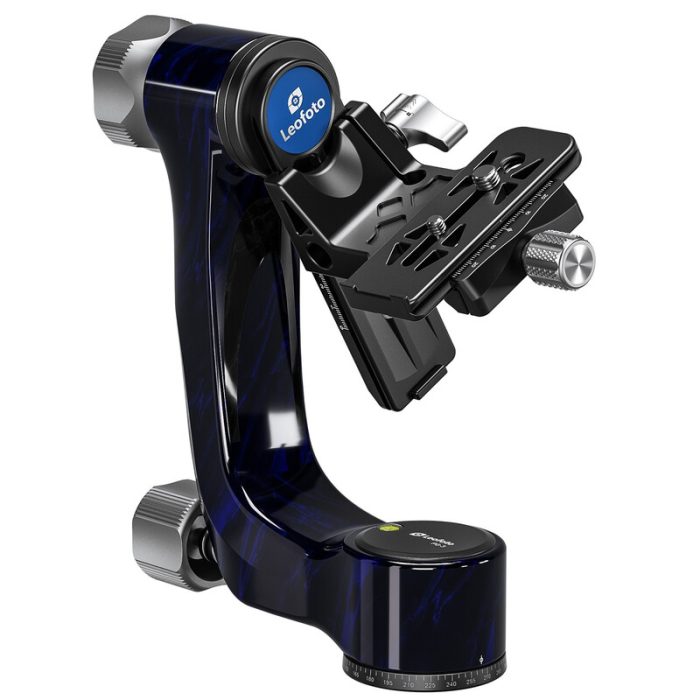 Leofoto Κεφαλή Gimbal 2-Way Panheads PG-3 Carbon Blue - Image 1