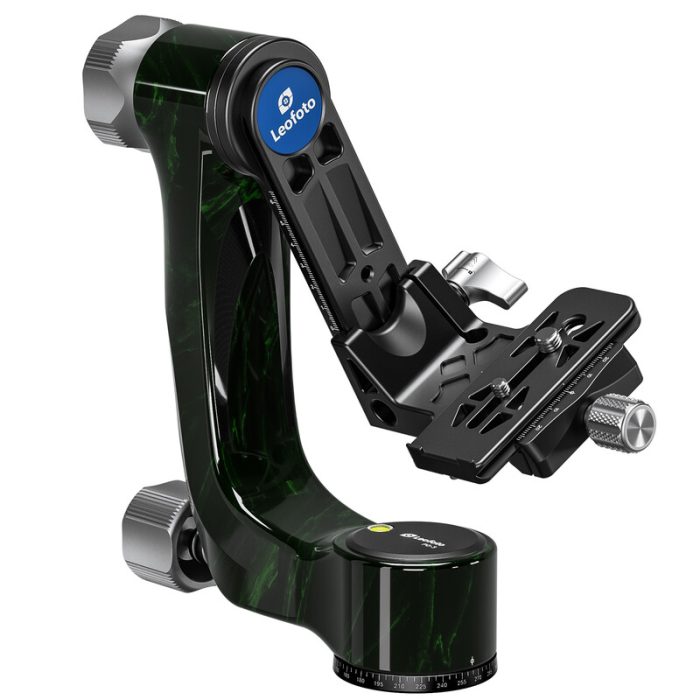 Leofoto Κεφαλή Gimbal 2-Way Panheads PG-3 Carbon Green - Image 1