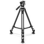 Leofoto Τρίποδο Carbon LVC193 Double Tube + Κεφαλή Βίντεο BV-15