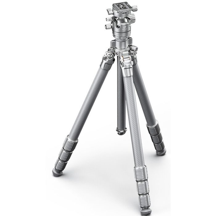Leofoto Τρίποδο Carbon LG284C Gabriel + Σφαιρική Κεφαλή LH-36R (Ασημί) - Image 1