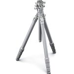 Leofoto Τρίποδο Carbon LG324C Gabriel + Σφαιρική Κεφαλή LH-40R (Ασημί)