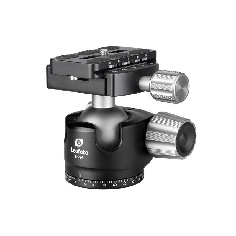 1 Leofoto Σφαιρική Κεφαλή LH-36 + Πλάκα Γρήγορης Απελευθέρωσης QP-70N - Image 1