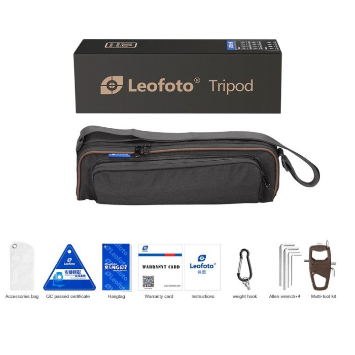 Leofoto Τρίποδο Carbon LX224CT Urban + Σφαιρική Κεφαλή XB32Q - Image 11