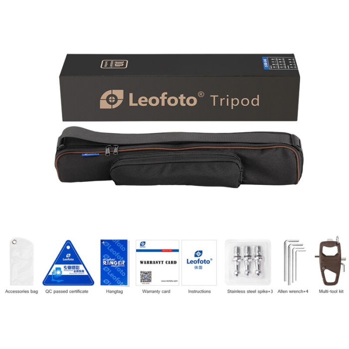 Leofoto Τρίποδο Carbon LX324CT Urban + Σφαιρική Κεφαλή XB38 - Image 12