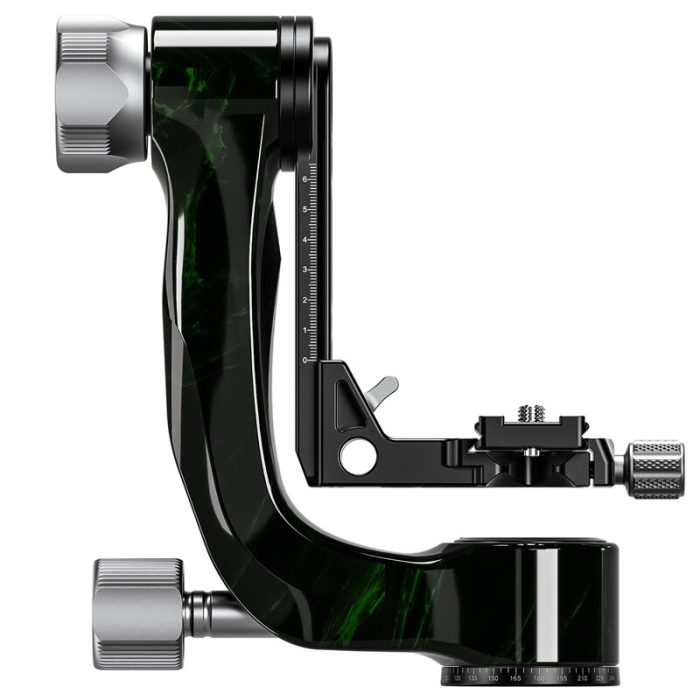 Leofoto Κεφαλή Gimbal 2-Way Panheads PG-3 Carbon Green - Image 2
