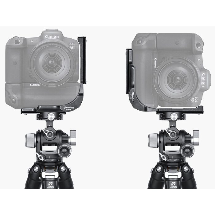 Leofoto L-bracket για Canon EOS R5 / R6 με Λαβή Μπαταρίας - Image 2