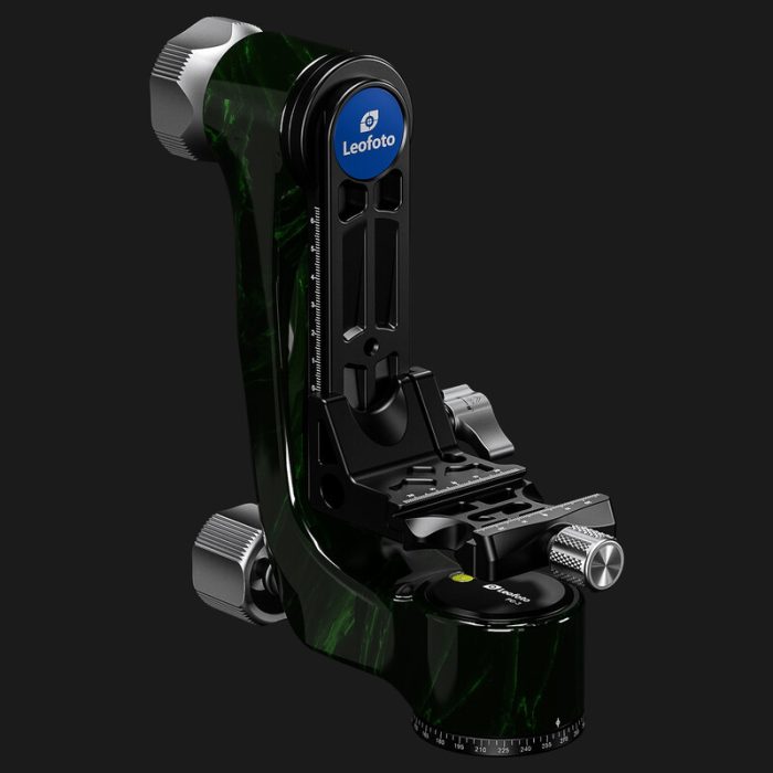 Leofoto Κεφαλή Gimbal 2-Way Panheads PG-3 Carbon Green - Image 3